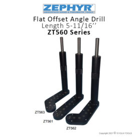 Flat Offset Angle Drill Length 5 11 16’’ ZT560 Series